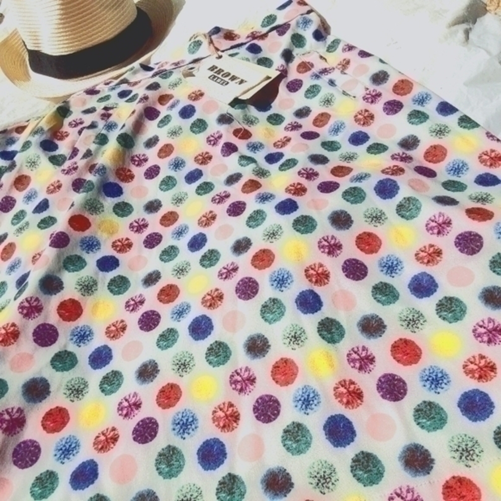 Brown Label Storybook Primary Circles Skirt